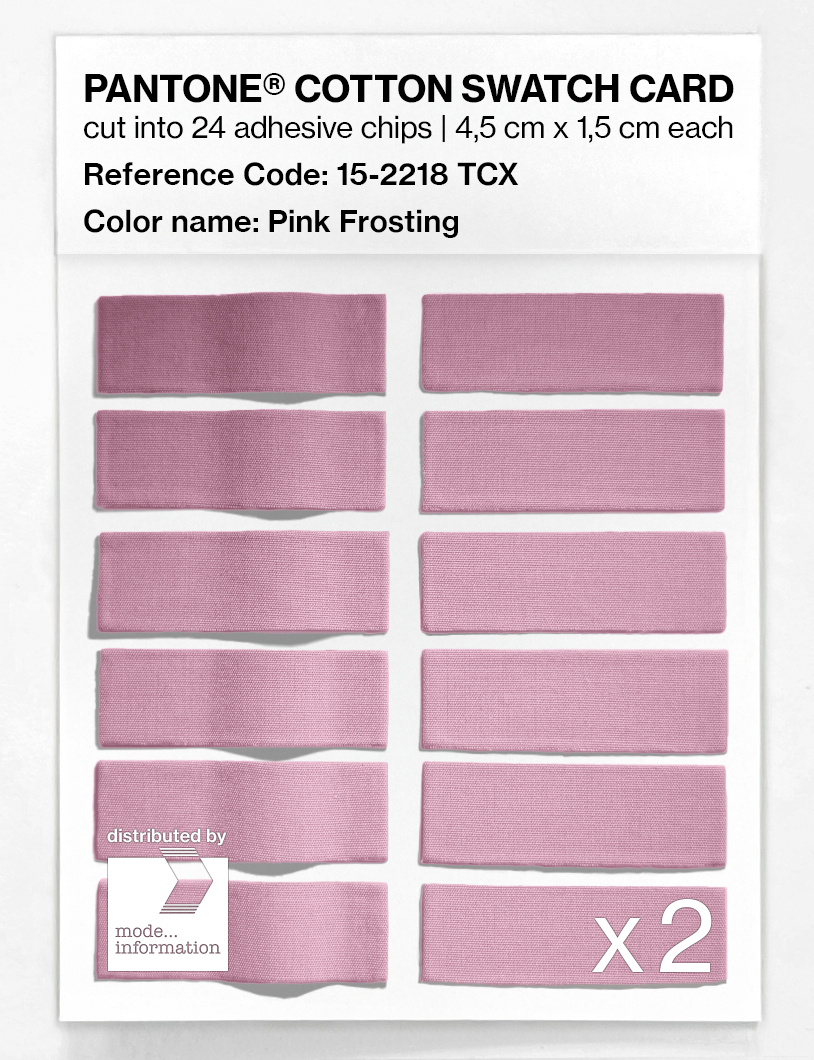 Artikelbild 6 des Artikels “PANTONE® COTTON SWATCH CARD 15-2218 TCX Pink Frosting “