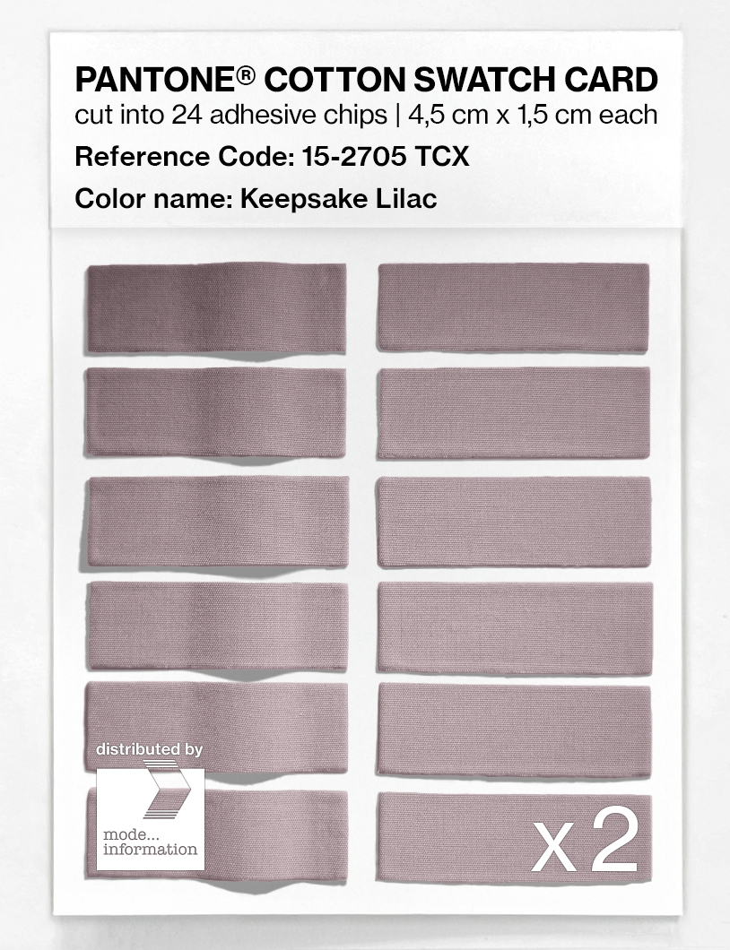 Artikelbild 6 des Artikels “PANTONE® COTTON SWATCH CARD 15-2705 TCX Keepsake Lilac “