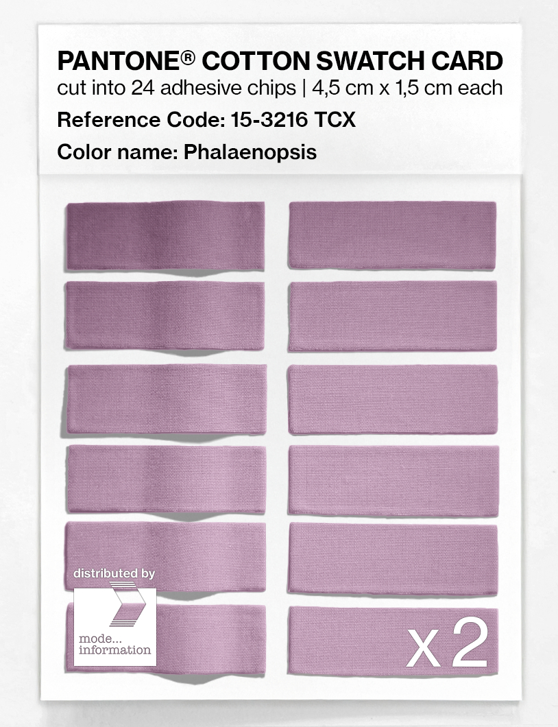 Artikelbild 6 des Artikels “PANTONE® COTTON SWATCH CARD 15-3216 TCX Phalaenopsis “
