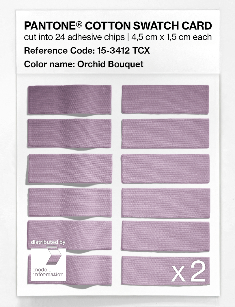 Artikelbild 6 des Artikels “PANTONE® COTTON SWATCH CARD 15-3412 TCX Orchid Bouquet “