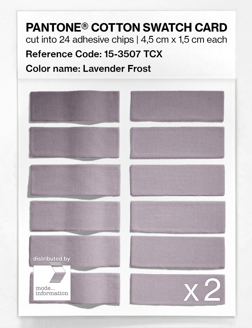 Artikelbild 6 des Artikels “PANTONE® COTTON SWATCH CARD 15-3507 TCX Lavender Frost “