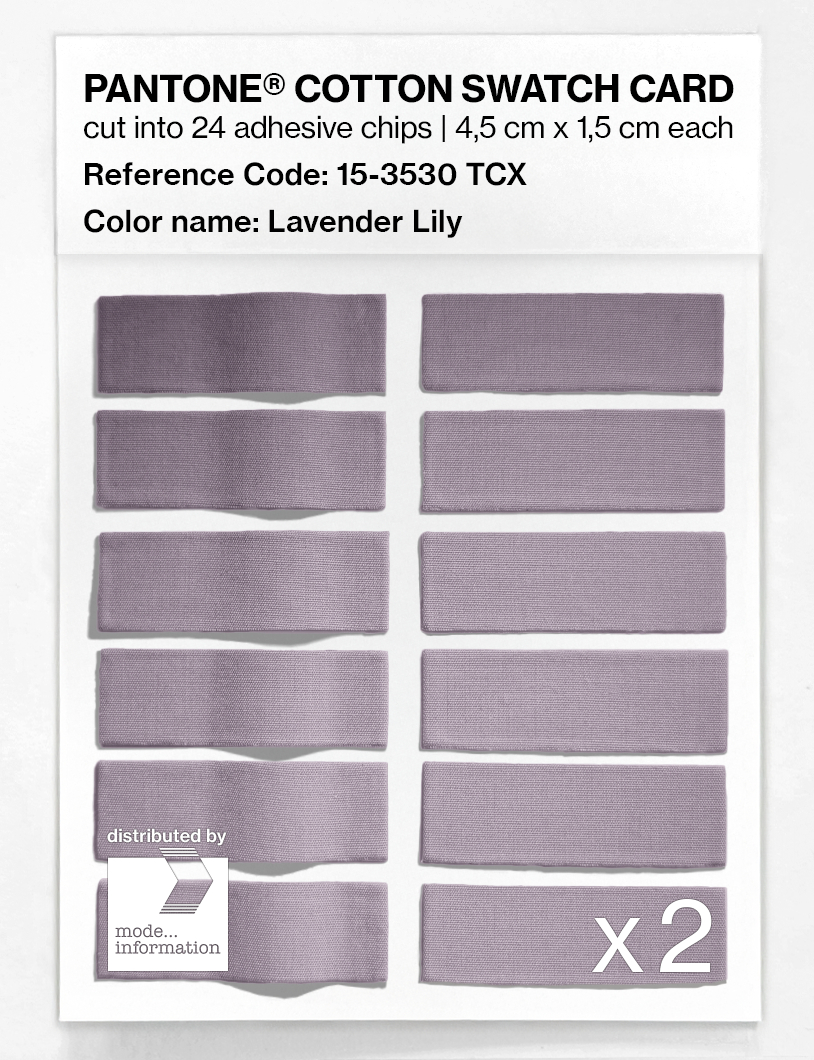 Artikelbild 6 des Artikels “PANTONE® COTTON SWATCH CARD 15-3530 TCX Lavender Lily “
