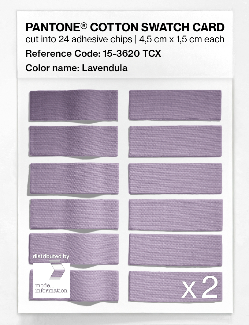 Artikelbild 6 des Artikels “PANTONE® COTTON SWATCH CARD 15-3620 TCX Lavendula “