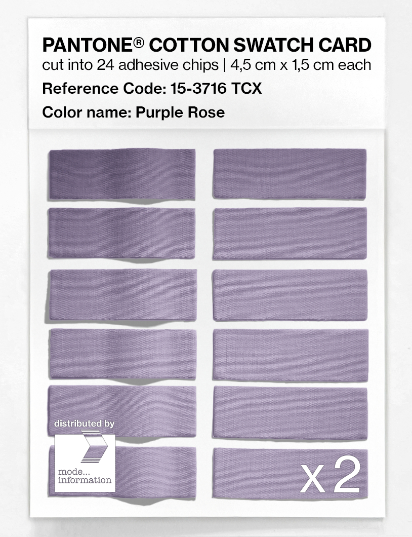 Artikelbild 6 des Artikels “PANTONE® COTTON SWATCH CARD 15-3716 TCX Purple Rose “
