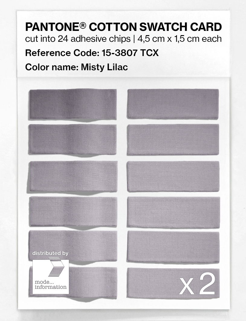 Artikelbild 6 des Artikels “PANTONE® COTTON SWATCH CARD 15-3807 TCX Misty Lilac “