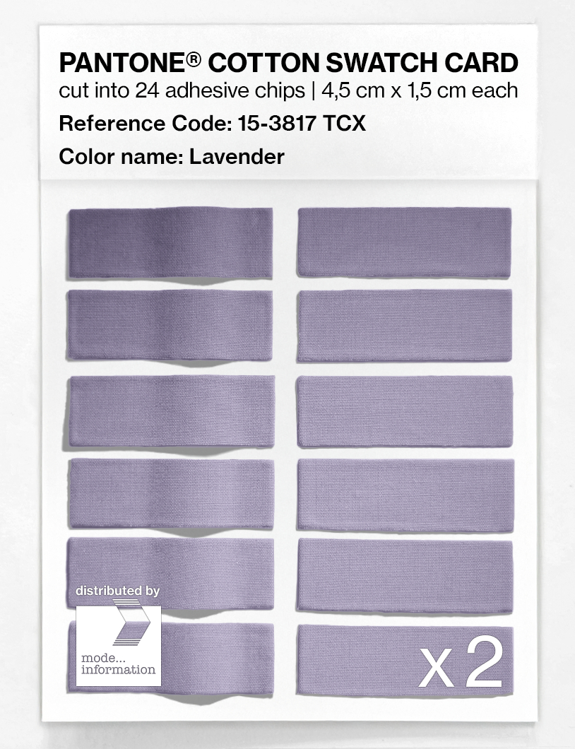 Artikelbild 6 des Artikels “PANTONE® COTTON SWATCH CARD 15-3817 TCX Lavender “