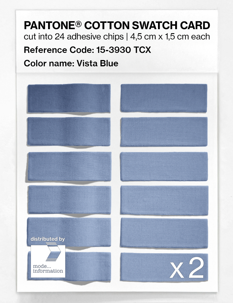 Artikelbild 6 des Artikels “PANTONE® COTTON SWATCH CARD 15-3930 TCX Vista Blue “