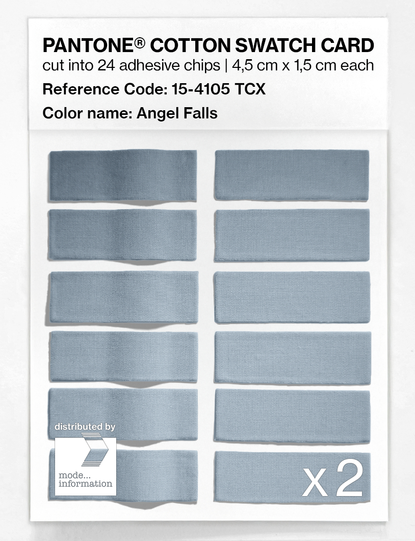 Artikelbild 6 des Artikels “PANTONE® COTTON SWATCH CARD 15-4105 TCX Angel Falls “