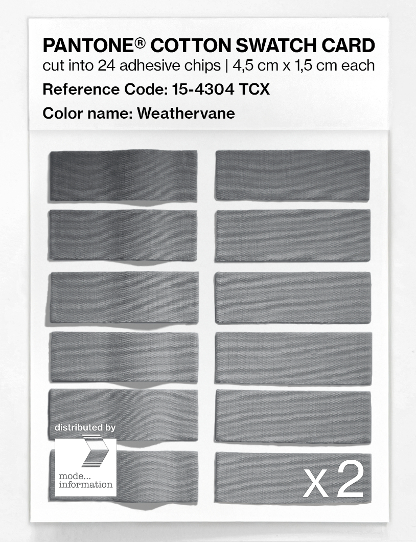 Artikelbild 6 des Artikels “PANTONE® COTTON SWATCH CARD 15-4304 TCX Weathervane “
