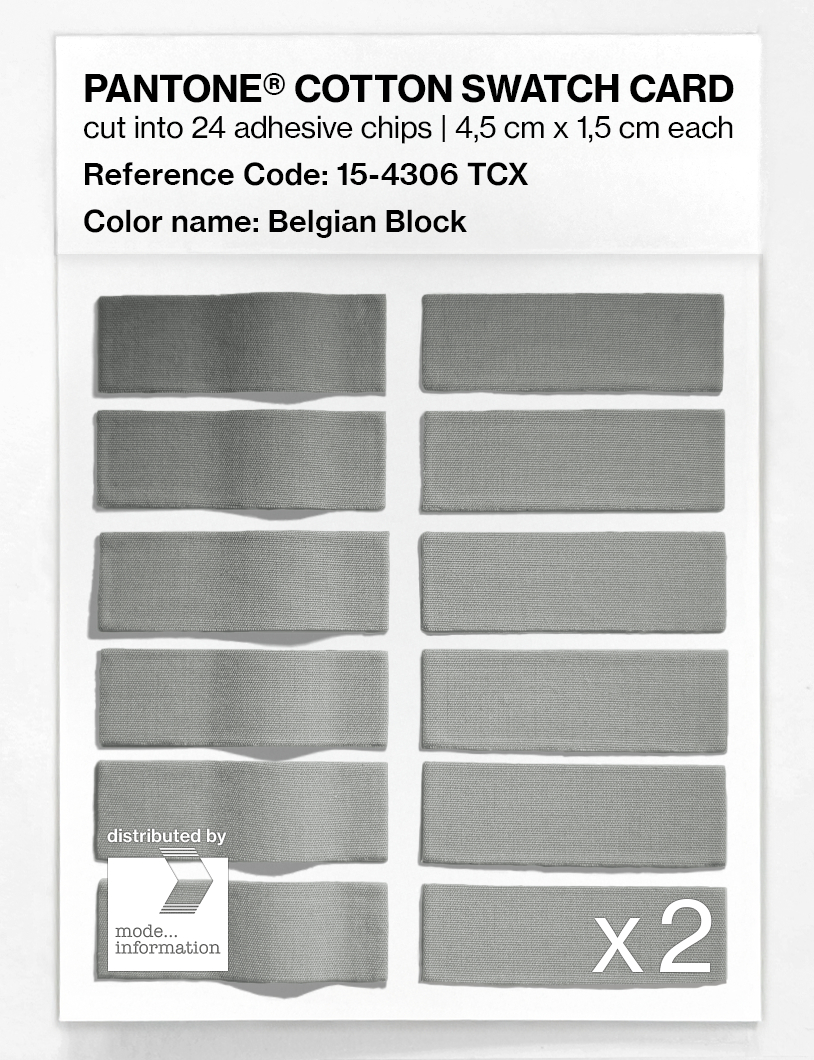 Artikelbild 6 des Artikels “PANTONE® COTTON SWATCH CARD 15-4306 TCX Belgian Block “