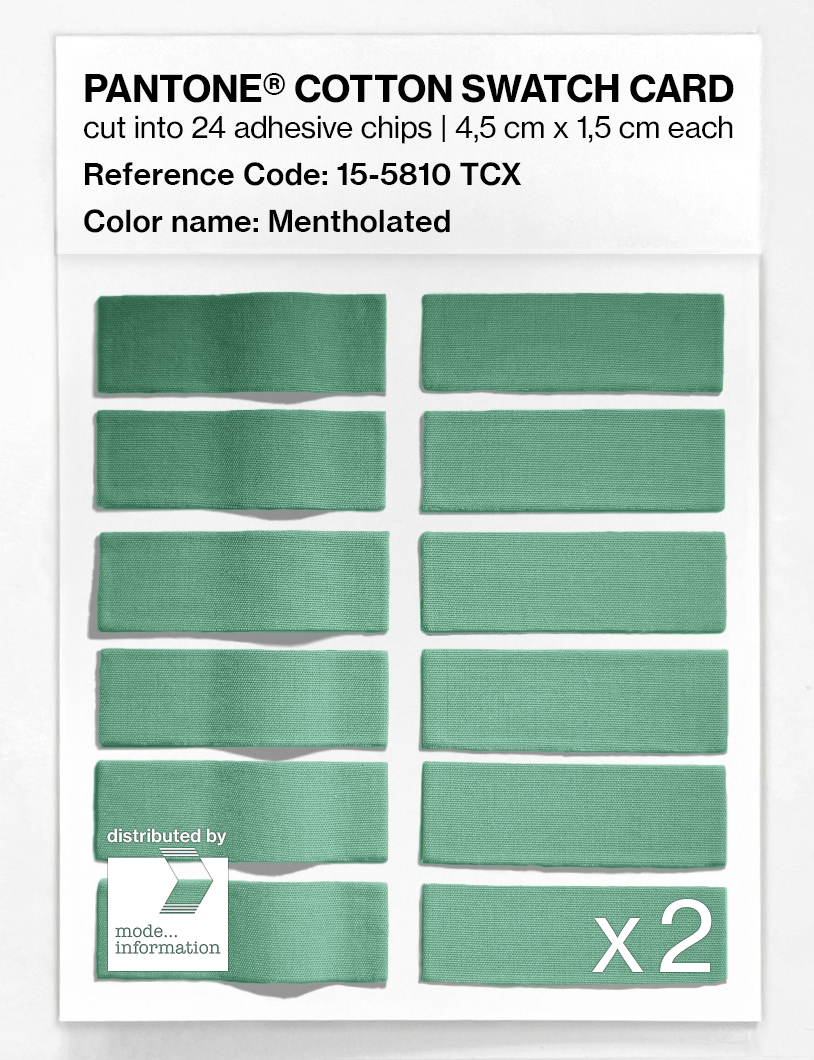 Artikelbild 6 des Artikels “PANTONE® COTTON SWATCH CARD 15-5810 TCX Mentholated “