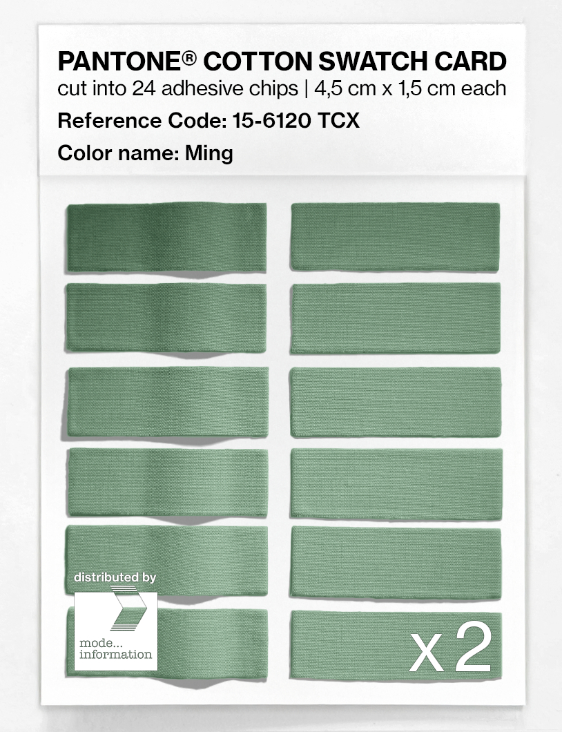 Artikelbild 6 des Artikels “PANTONE® COTTON SWATCH CARD 15-6120 TCX Ming “