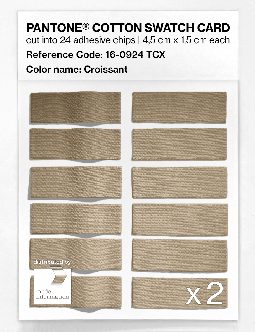 Artikelbild 6 des Artikels “PANTONE® COTTON SWATCH CARD 16-0924 TCX Croissant “