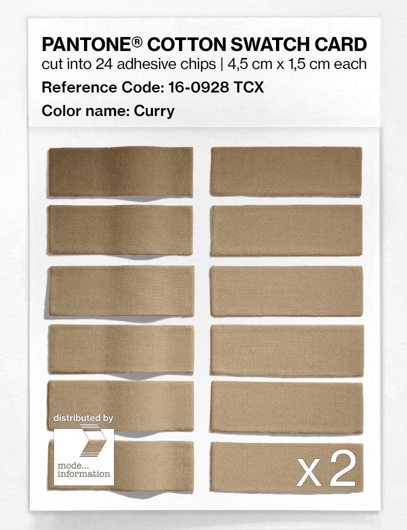 Artikelbild 6 des Artikels “PANTONE® COTTON SWATCH CARD 16-0928 TCX Curry “