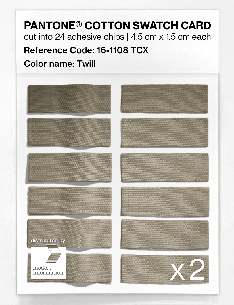 Artikelbild 6 des Artikels “PANTONE® COTTON SWATCH CARD 16-1108 TCX Twill “