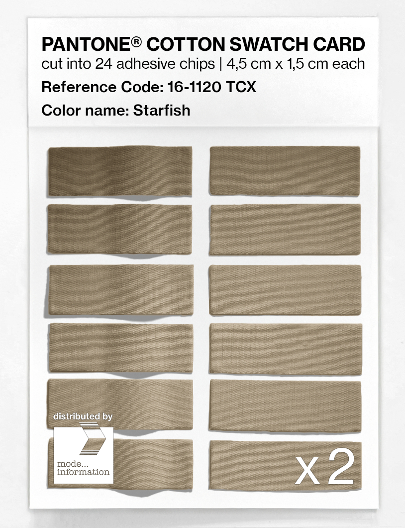Artikelbild 6 des Artikels “PANTONE® COTTON SWATCH CARD 16-1120 TCX Starfish “
