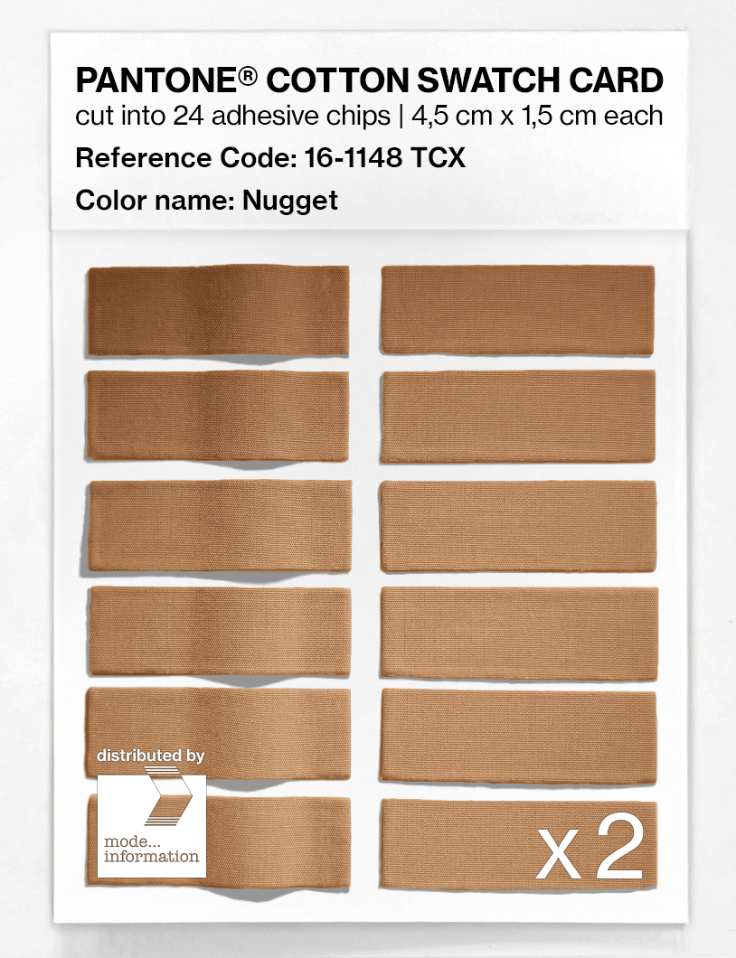 Artikelbild 6 des Artikels “PANTONE® COTTON SWATCH CARD 16-1148 TCX Nugget “