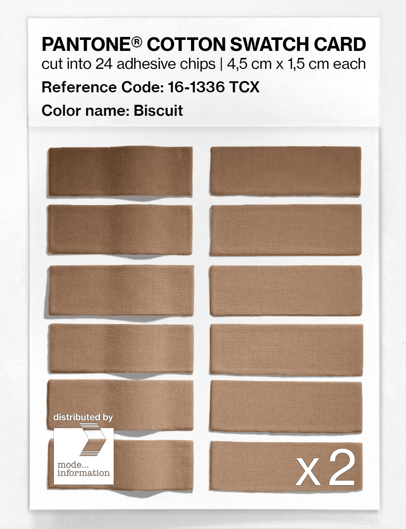 Artikelbild 6 des Artikels “PANTONE® COTTON SWATCH CARD 16-1336 TCX Biscuit “