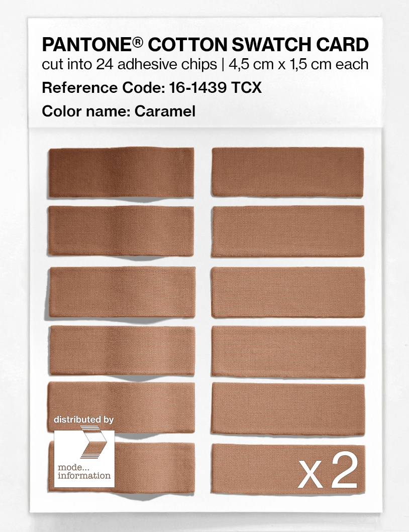 Artikelbild 6 des Artikels “PANTONE® COTTON SWATCH CARD 16-1439 TCX Caramel “