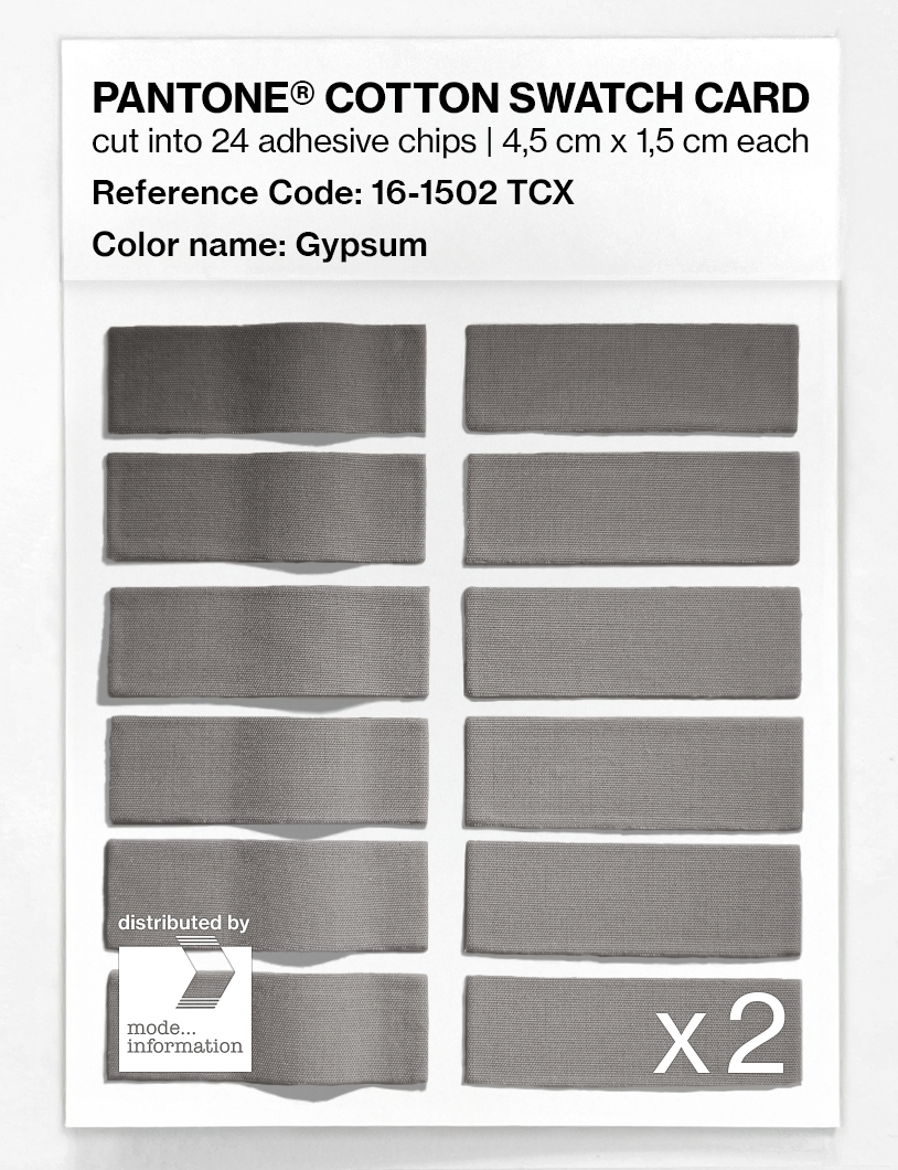 Artikelbild 6 des Artikels “PANTONE® COTTON SWATCH CARD 16-1502 TCX Gypsum “