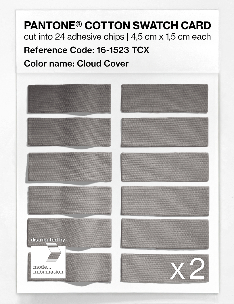 Artikelbild 6 des Artikels “PANTONE® COTTON SWATCH CARD 16-1523 TCX Cloud Cover “