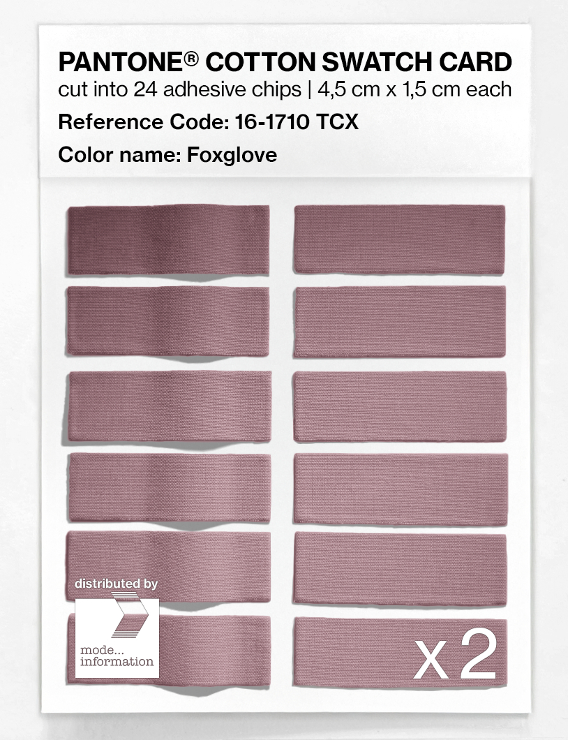 Artikelbild 6 des Artikels “PANTONE® COTTON SWATCH CARD 16-1710 TCX Foxglove “