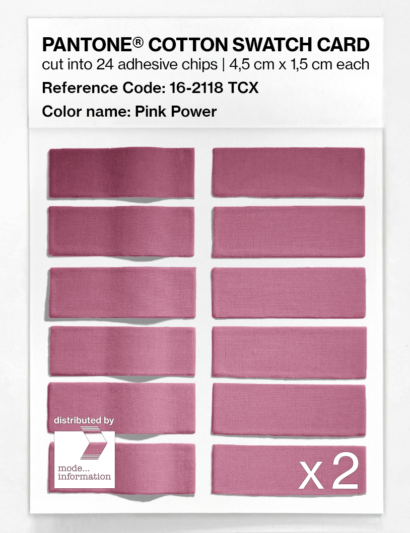 Artikelbild 6 des Artikels “PANTONE® COTTON SWATCH CARD 16-2118 TCX Pink Power “