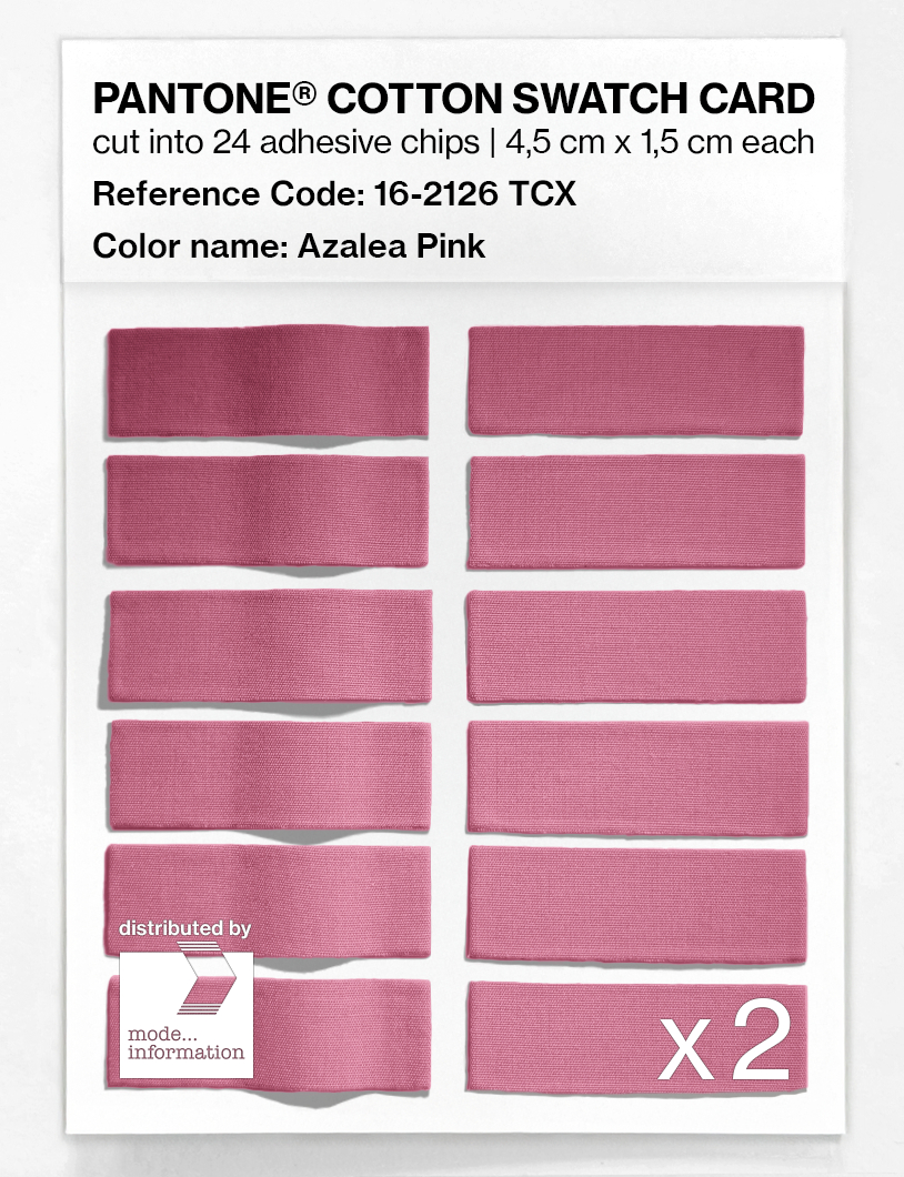 Artikelbild 6 des Artikels “PANTONE® COTTON SWATCH CARD 16-2126 TCX Azalea Pink “