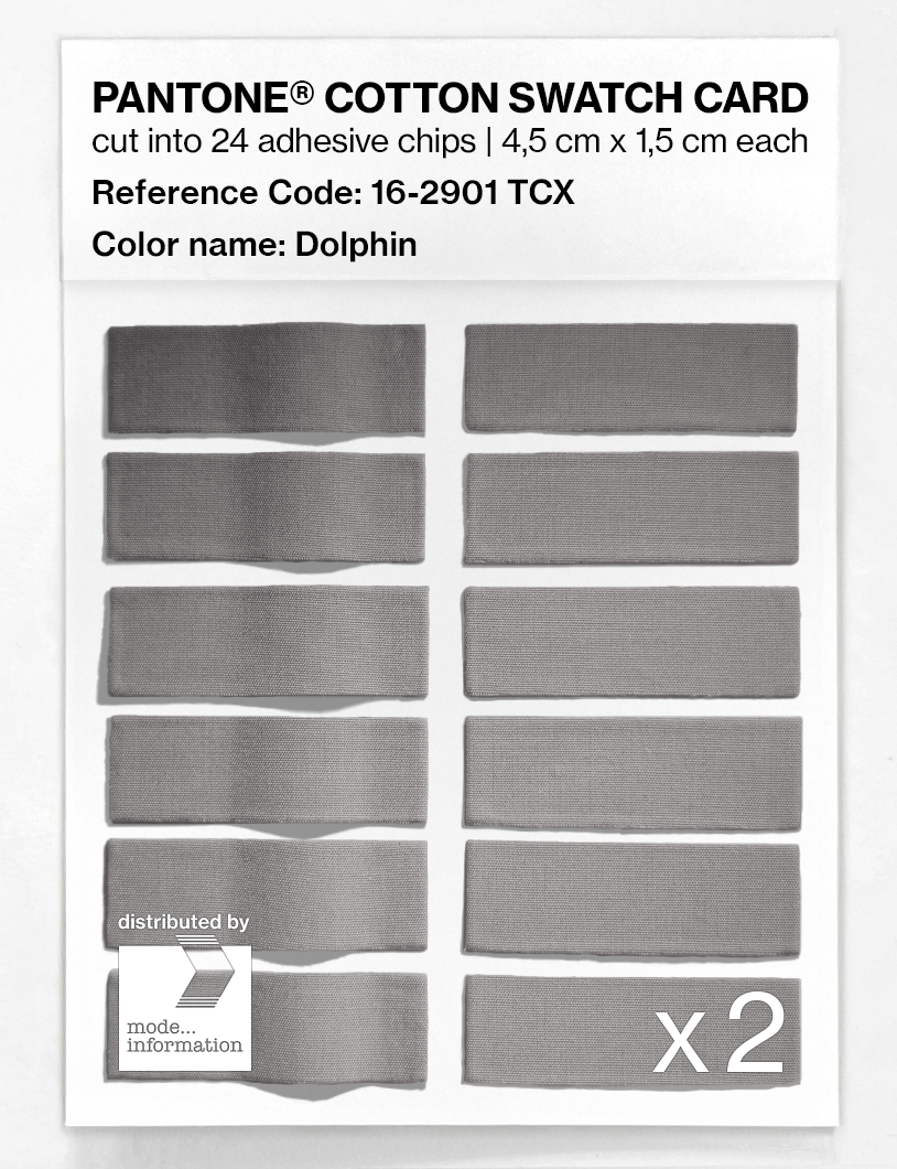 Artikelbild 6 des Artikels “PANTONE® COTTON SWATCH CARD 16-2901 TCX Dolphin “