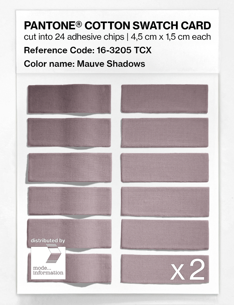 Artikelbild 6 des Artikels “PANTONE® COTTON SWATCH CARD 16-3205 TCX Mauve Shadows “