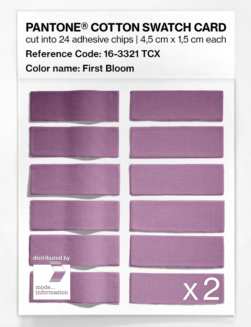 Artikelbild 6 des Artikels “PANTONE® COTTON SWATCH CARD 16-3321 TCX First Bloom “