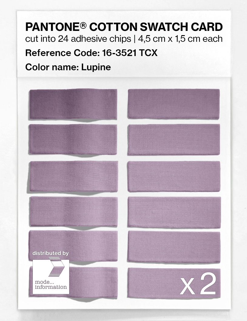 Artikelbild 6 des Artikels “PANTONE® COTTON SWATCH CARD 16-3521 TCX Lupine “
