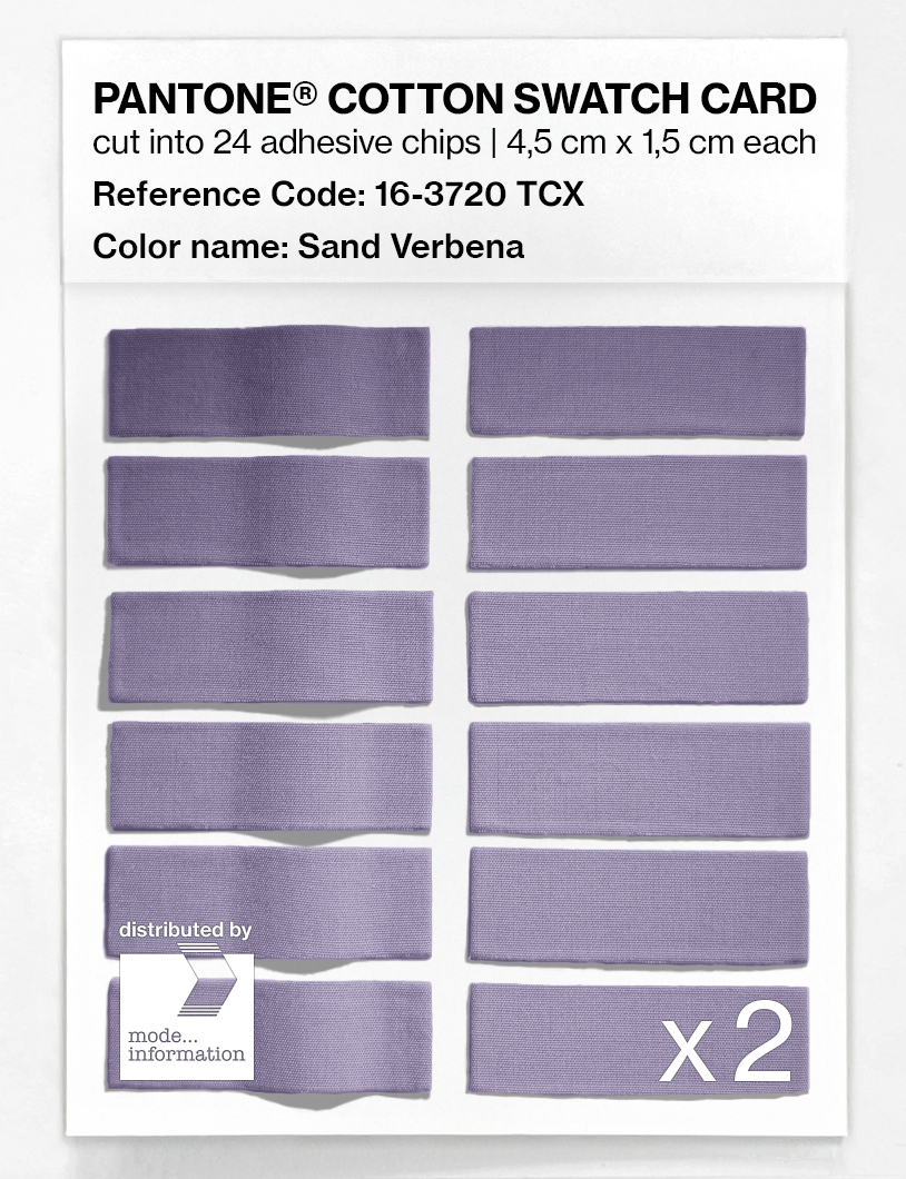 Artikelbild 6 des Artikels “PANTONE® COTTON SWATCH CARD 16-3720 TCX Sand Verbena “