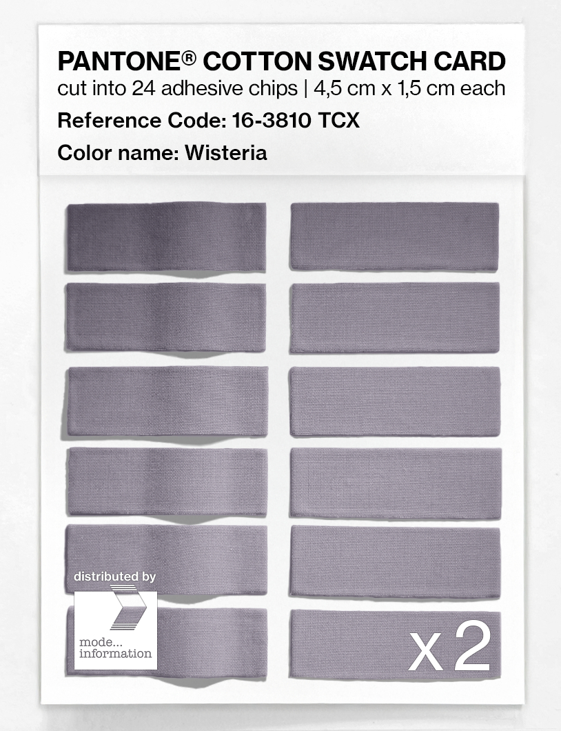 Artikelbild 6 des Artikels “PANTONE® COTTON SWATCH CARD 16-3810 TCX Wisteria “