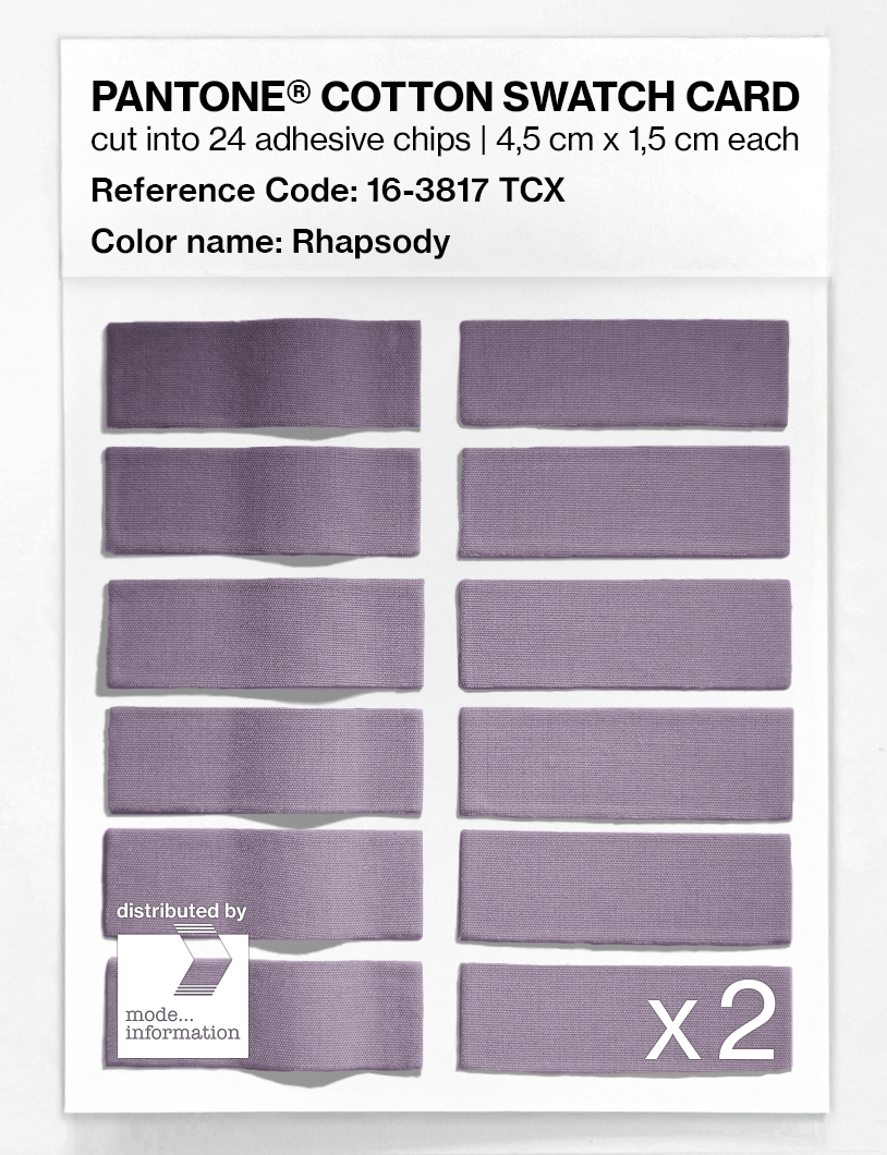 Artikelbild 6 des Artikels “PANTONE® COTTON SWATCH CARD 16-3817 TCX Rhapsody “