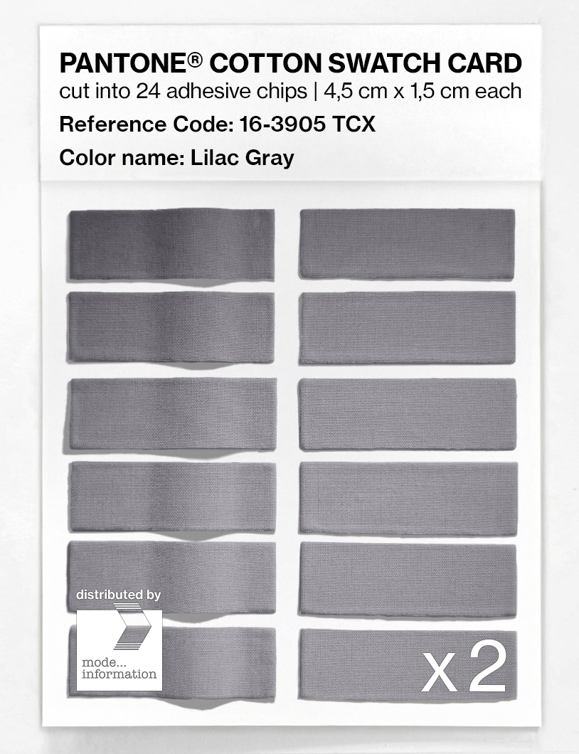 Artikelbild 6 des Artikels “PANTONE® COTTON SWATCH CARD 16-3905 TCX Lilac Gray “