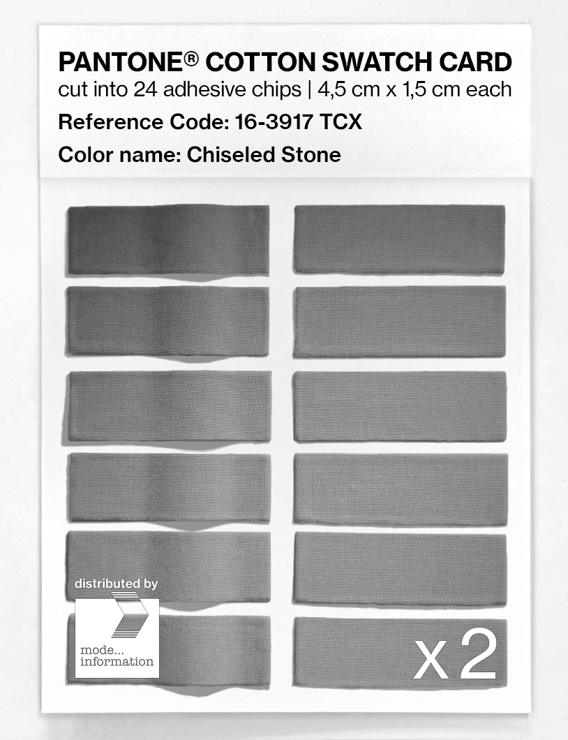 Artikelbild 6 des Artikels “PANTONE® COTTON SWATCH CARD 16-3917 TCX Chiseled Stone “