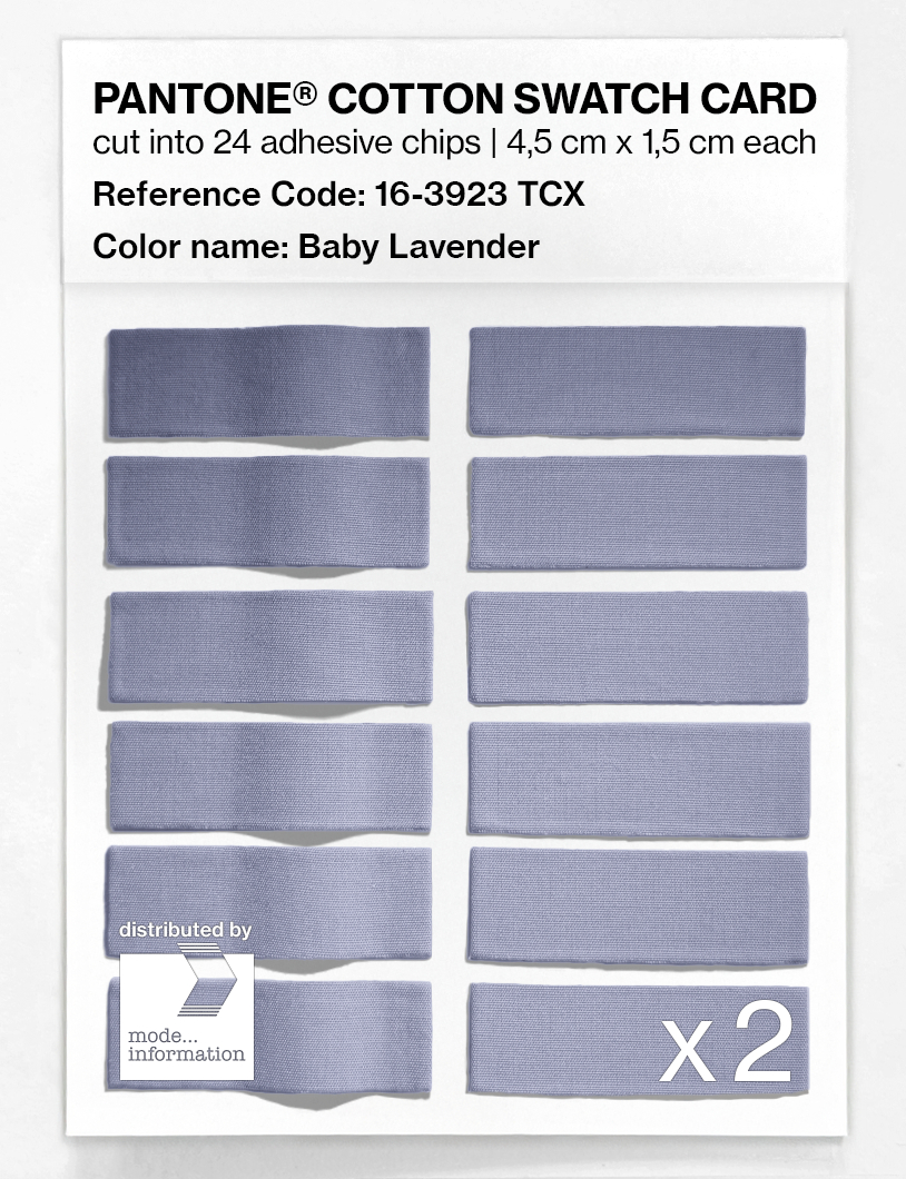 Artikelbild 6 des Artikels “PANTONE® COTTON SWATCH CARD 16-3923 TCX Baby Lavender “