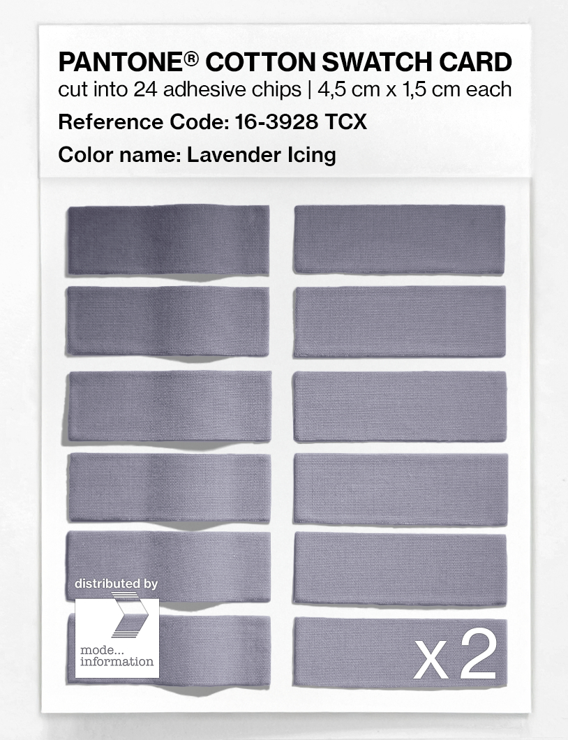Artikelbild 6 des Artikels “PANTONE® COTTON SWATCH CARD 16-3928 TCX Lavender Icing “