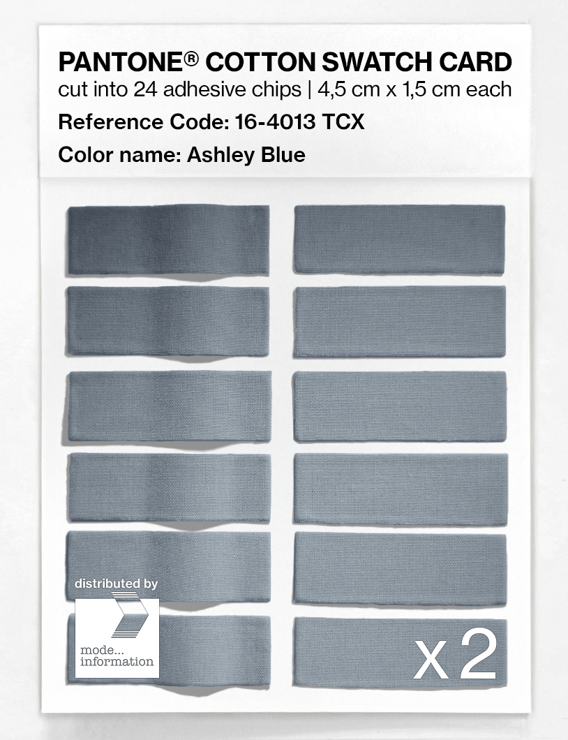 Artikelbild 6 des Artikels “PANTONE® COTTON SWATCH CARD 16-4013 TCX Ashley Blue “