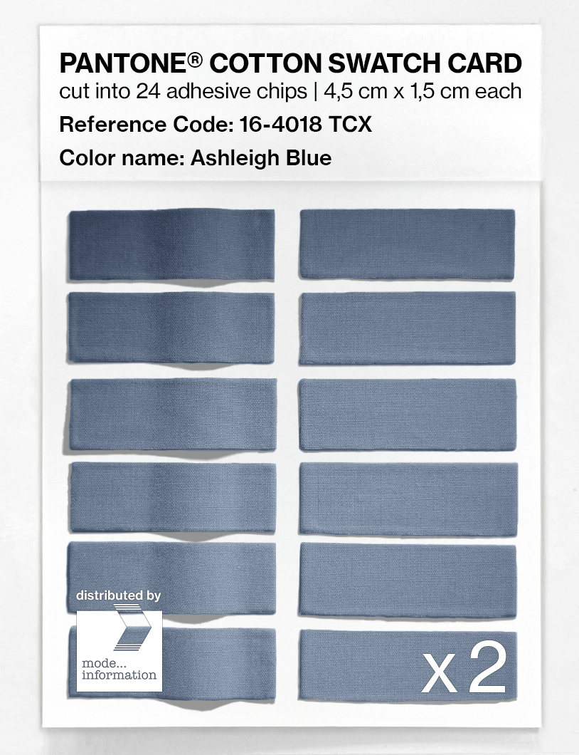 Artikelbild 6 des Artikels “PANTONE® COTTON SWATCH CARD 16-4018 TCX Ashleigh Blue “