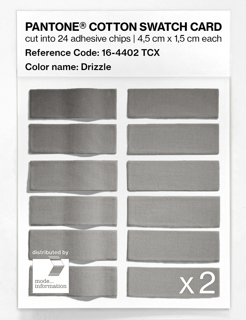 Artikelbild 6 des Artikels “PANTONE® COTTON SWATCH CARD 16-4402 TCX Drizzle “