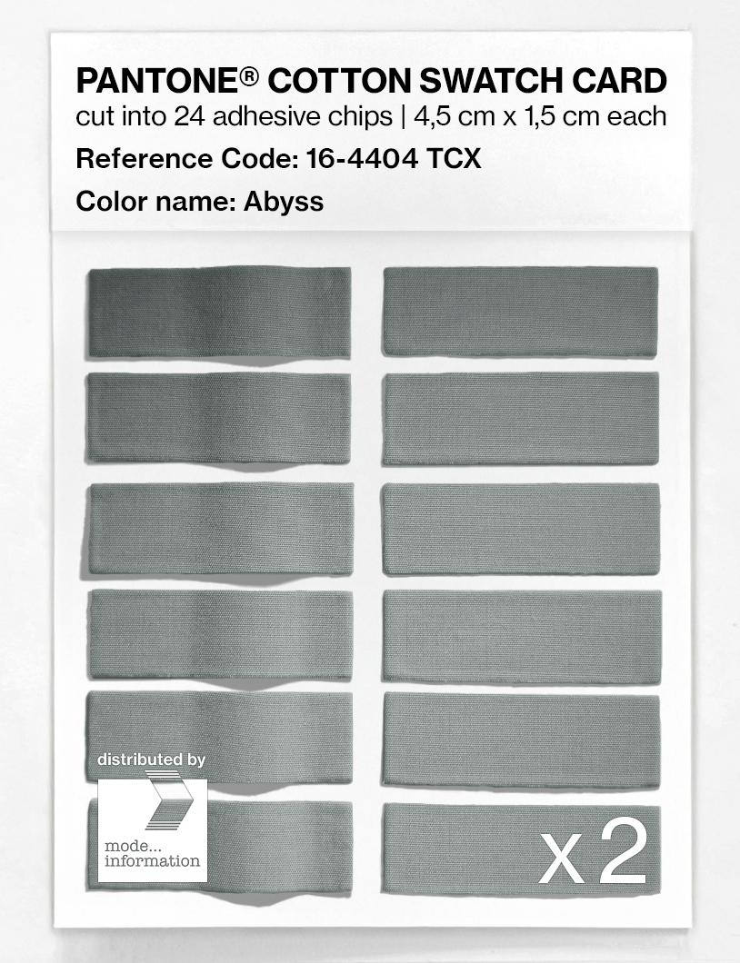 Artikelbild 6 des Artikels “PANTONE® COTTON SWATCH CARD 16-4404 TCX Abyss “