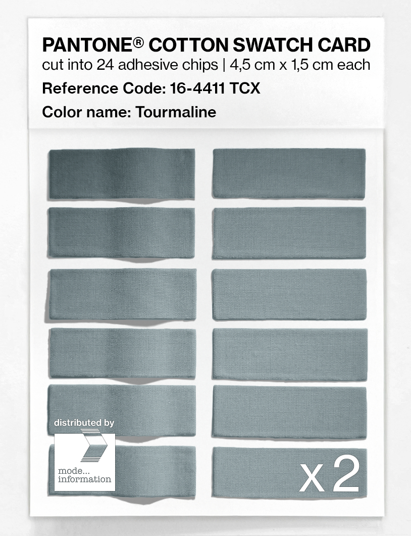 Artikelbild 6 des Artikels “PANTONE® COTTON SWATCH CARD 16-4411 TCX Tourmaline “