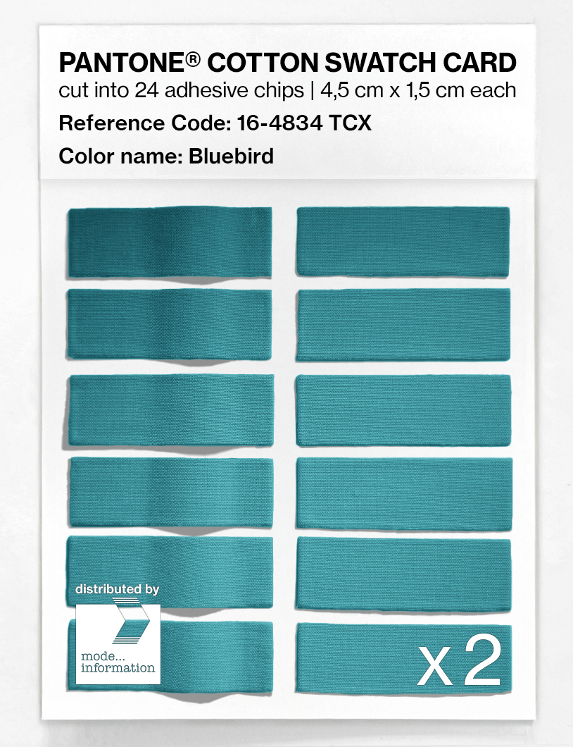 Artikelbild 6 des Artikels “PANTONE® COTTON SWATCH CARD 16-4834 TCX Bluebird “