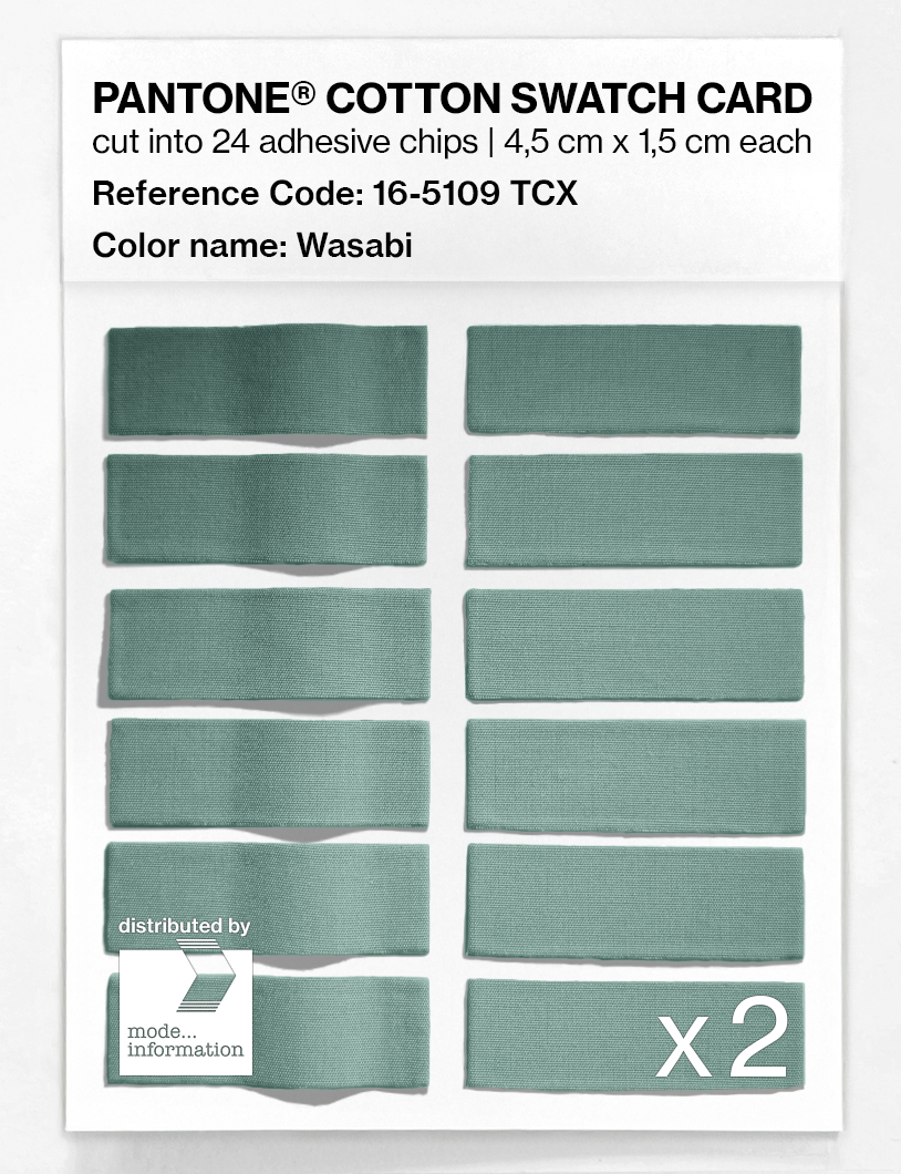 Artikelbild 6 des Artikels “PANTONE® COTTON SWATCH CARD 16-5109 TCX Wasabi “