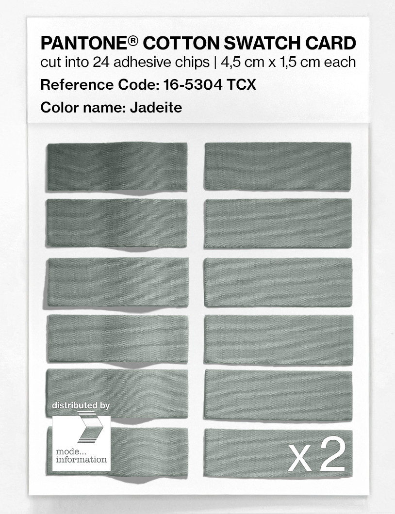 Artikelbild 6 des Artikels “PANTONE® COTTON SWATCH CARD 16-5304 TCX Jadeite “