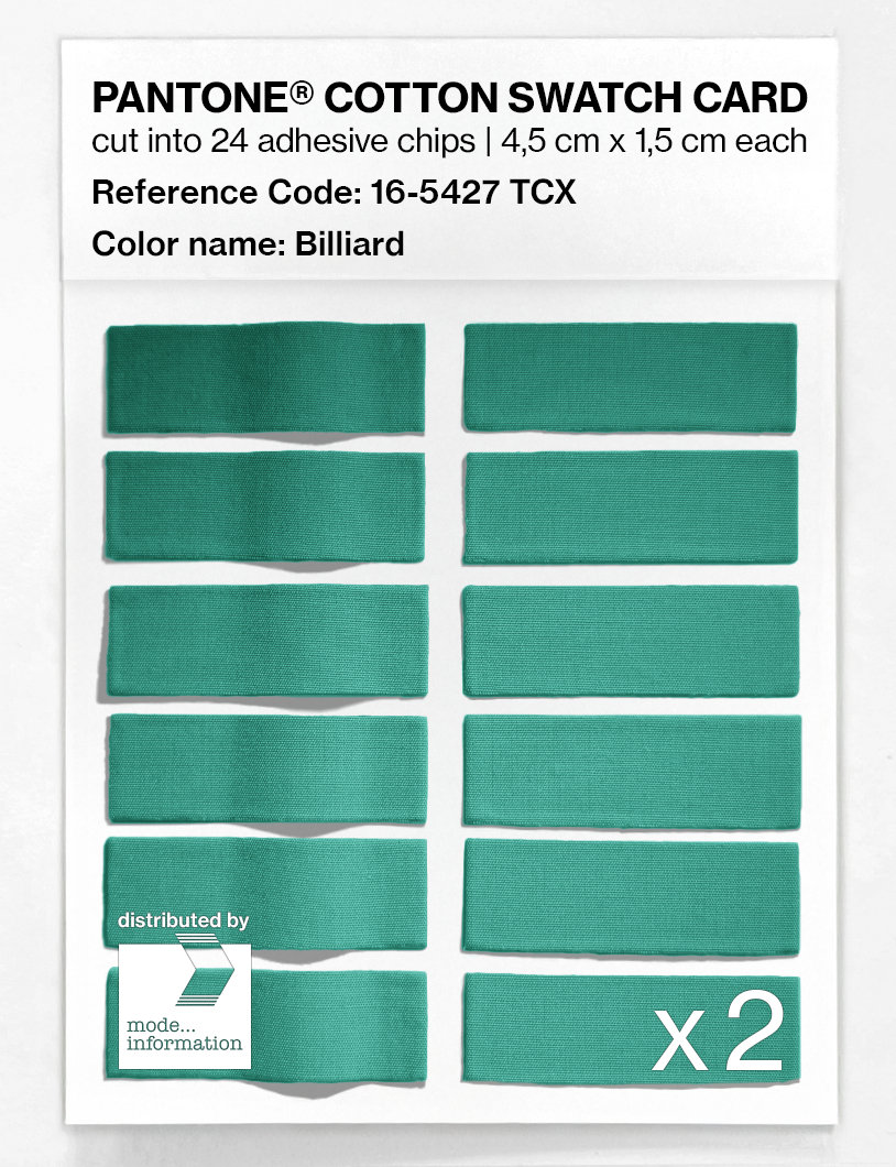 Artikelbild 6 des Artikels “PANTONE® COTTON SWATCH CARD 16-5427 TCX Billiard “