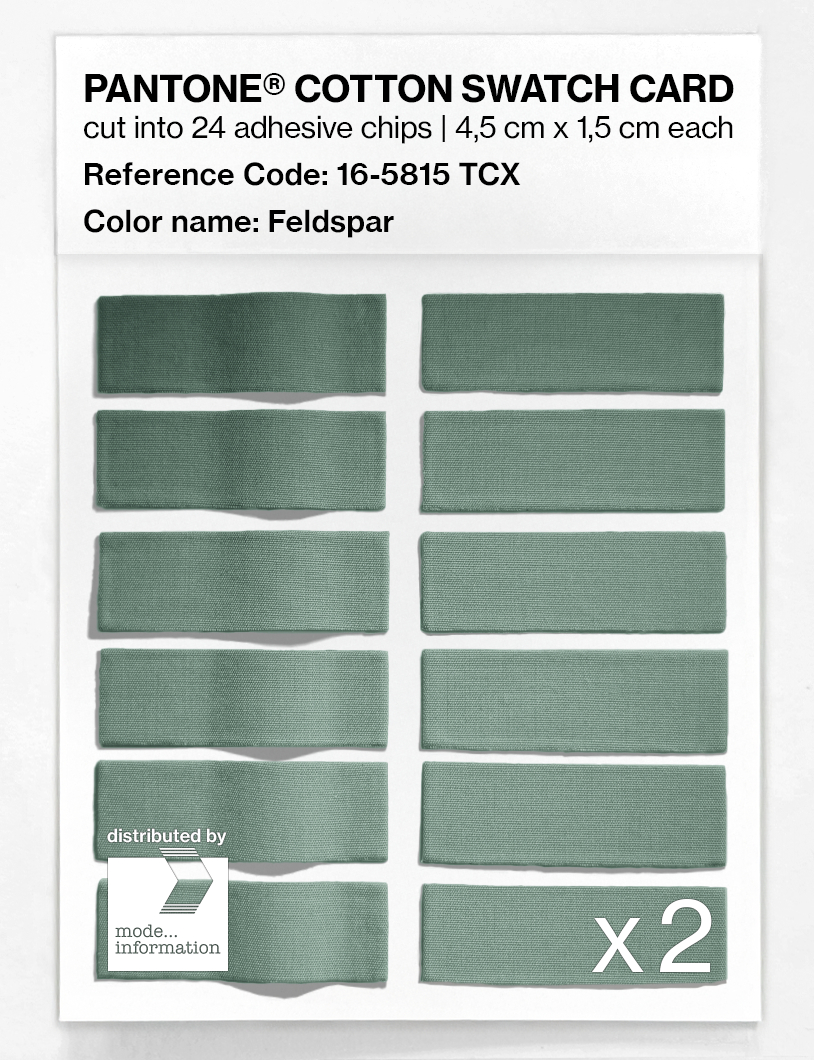 Artikelbild 6 des Artikels “PANTONE® COTTON SWATCH CARD 16-5815 TCX Feldspar “