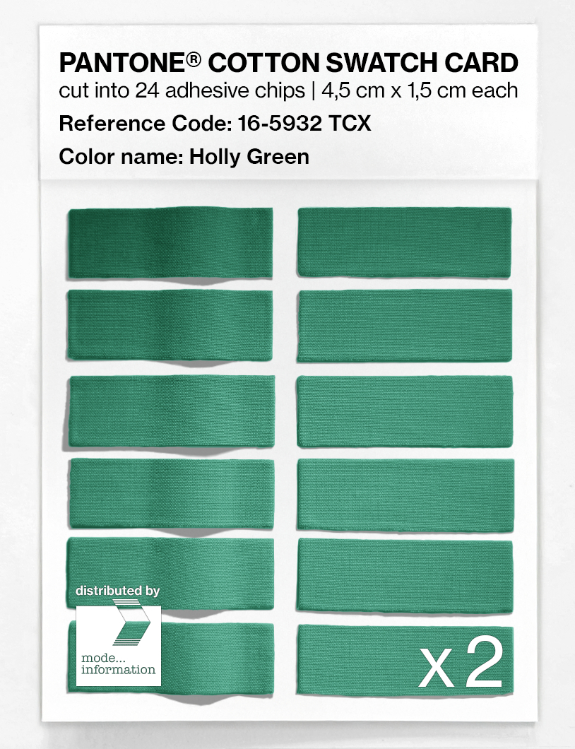 Artikelbild 6 des Artikels “PANTONE® COTTON SWATCH CARD 16-5932 TCX Holly Green “
